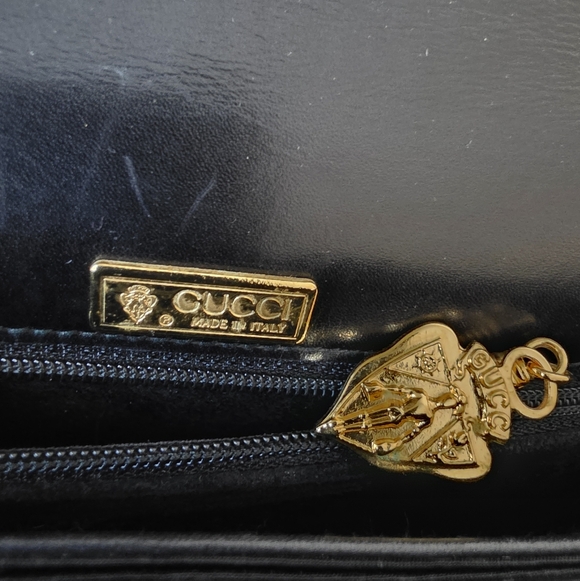 Auth Gucci Vintage Hysteria Turn-lock Leather Satchel - Picture 5 of 12